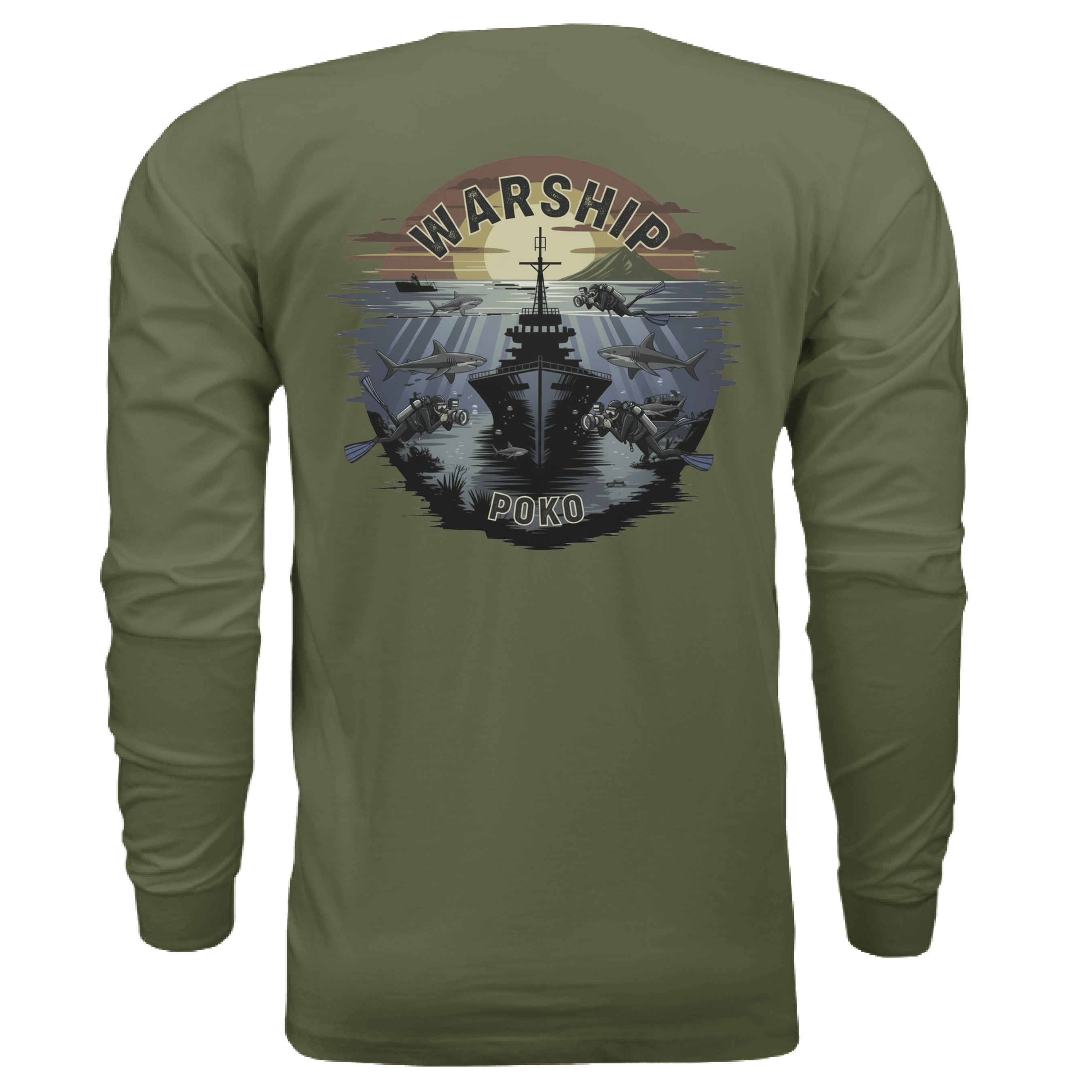 Military Green - BACK