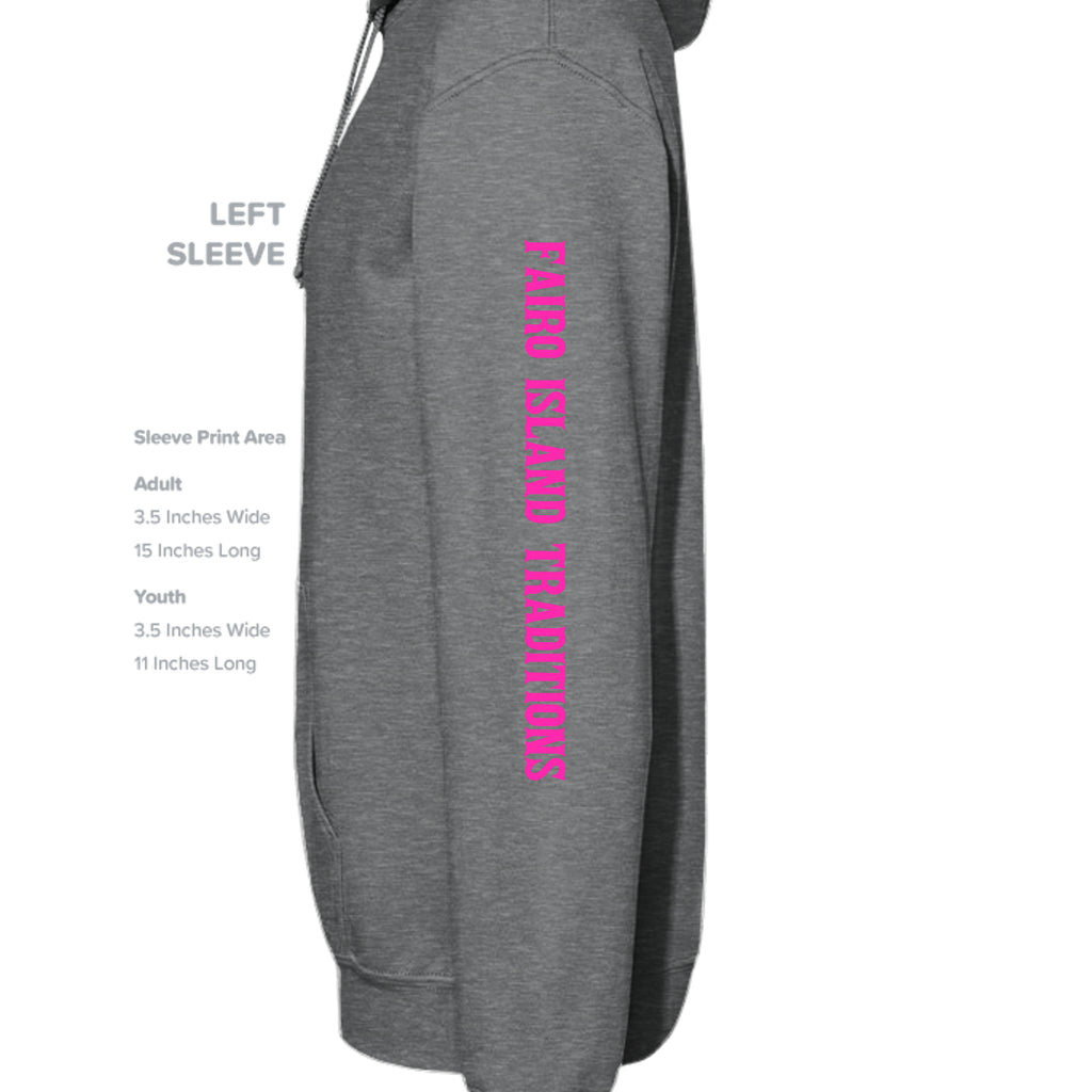 Fan Charcoal Heather - G185 - SLEEVE_LEFT