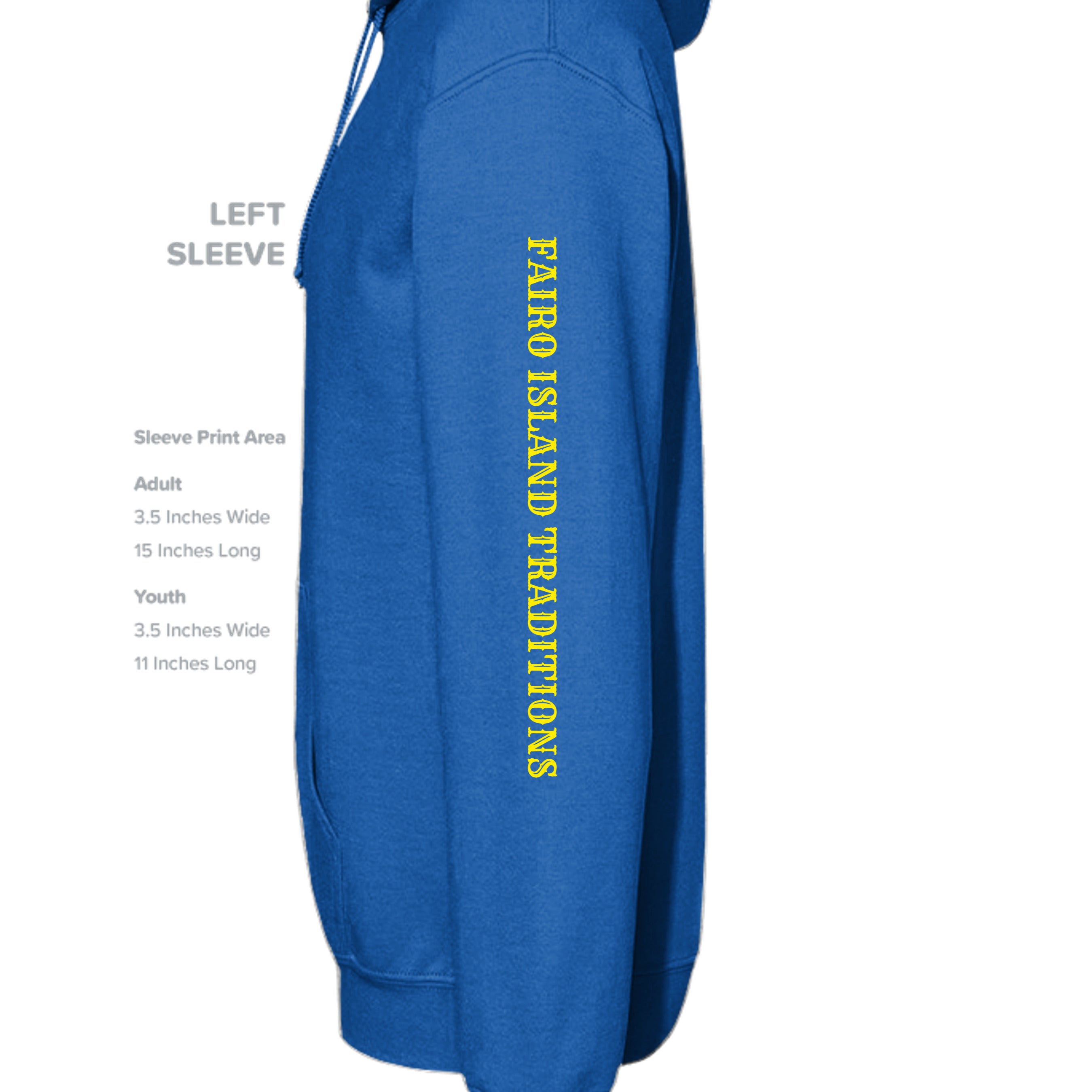 Neon Blue - G185 - SLEEVE_LEFT