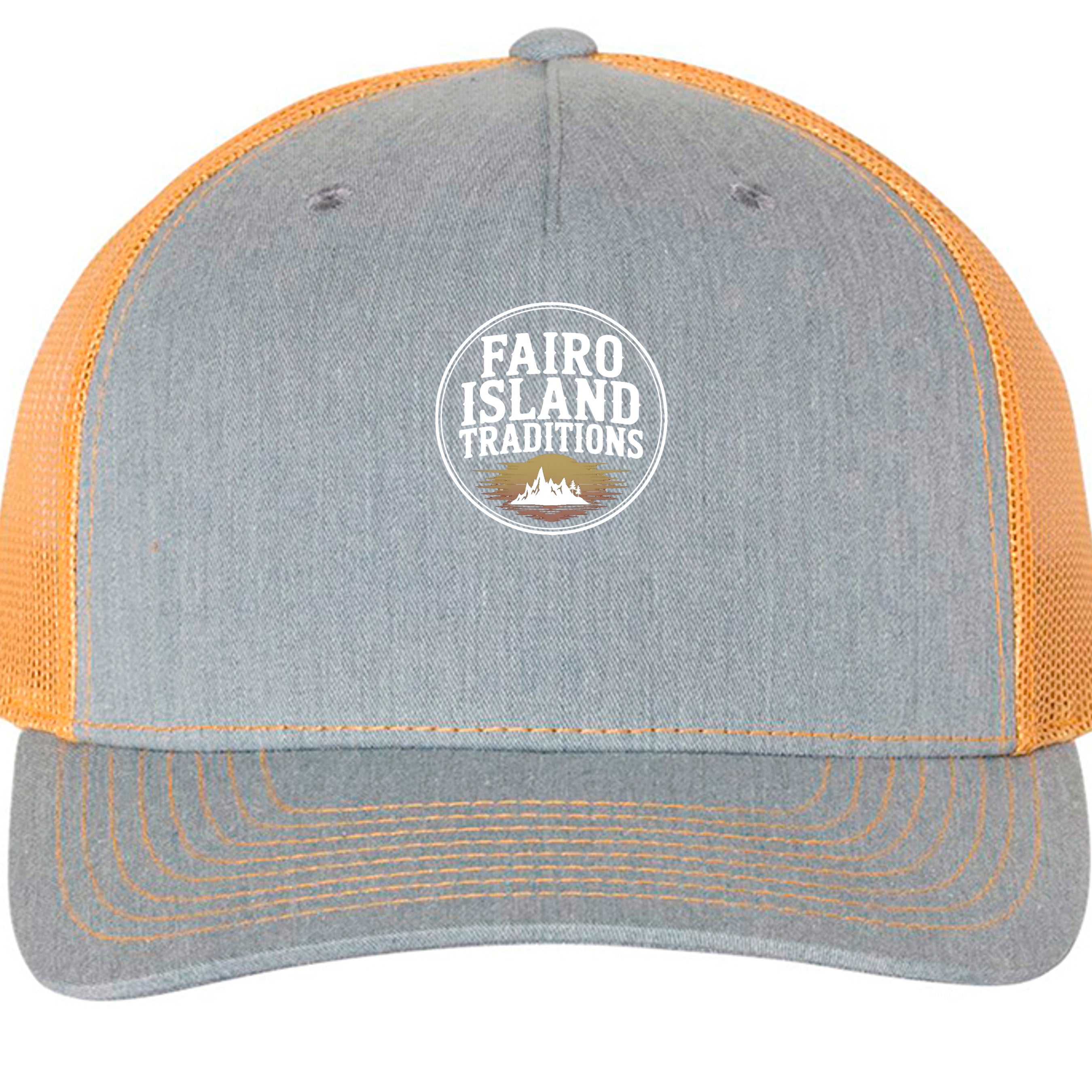 Heather Grey/ Amber Gold - 112FP - FRONT